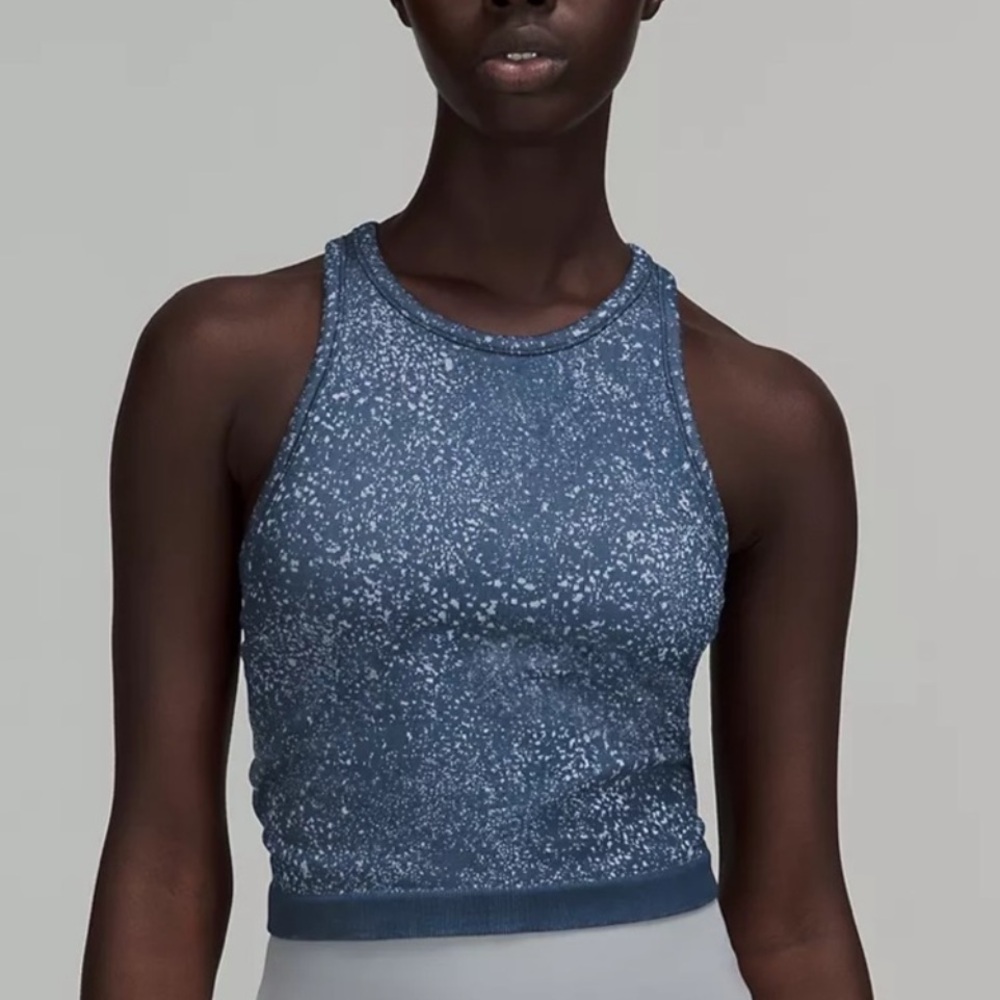 High Neck Ebb to Street Cropped Tank.